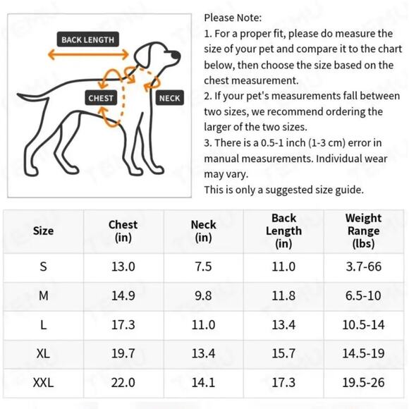 Christmas Pet Pajamas With Christmas Light Size Medium - Picture 7 of 9